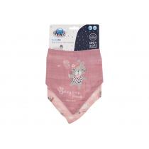 Canpol Babies Bonjour Paris Muslin Bib 2Pc  K  (Bib) Pink 