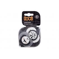 Lovi Salt&Pepper Dynamic Soother 2Pc  K  (Soother) 6-18m 