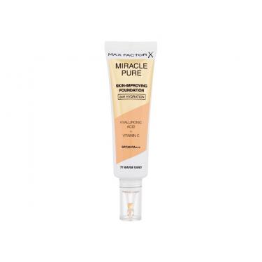 Max Factor Miracle Pure Skin-Improving Foundation  30Ml 70 Warm Sand  Spf30 Ženski (Makeup)