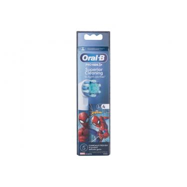 Oral-B Kids      4Pc K (Replacement Toothbrush Head) Brush Heads Spider-Man