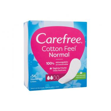 Carefree Cotton Feel      56Pc Ženski (Pantyliner) Normal Aloe Vera