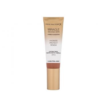 Max Factor Miracle Second Skin  30Ml  Ženski  (Makeup) SPF20 12 Neutral Deep