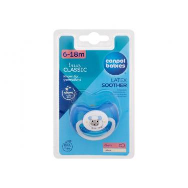 Canpol Babies Bunny & Company Latex Soother 1Pc  K  (Soother) Blue 6-18m 