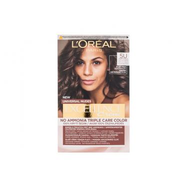 L'Oréal Paris Excellence Creme Triple Protection  48Ml 5U Light Brown   Ženski (Barva Las)