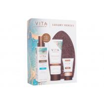 Vita Liberata Luxury Heroes  Fabulous Gradual Self-Tanning Lotion Untinted 200 Ml + Self-Tanning Mist Tinted 200 Ml Medium + Body Blur Body Makeup 30 Ml Medium + Application Glove 1 Pc 200Ml    Ženski (Izdelek Za Samoporjavitev)