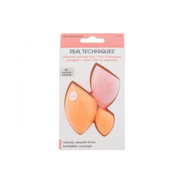 Real Techniques Ultimate Sponge Trio  Miracle Complexion Sponge + Mini Miracle Complexion Sponge + Miracle Powder Sponge 1Pc    Ženski (Aplikator)