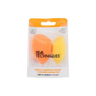 Real Techniques Miracle Complexion Sponge      1Pc Ženski (Applicator) + Concealer Sponge Duo