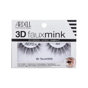 Ardell 3D Faux Mink 862  1Pc Black   Ženski (Umetne Trepalnice)
