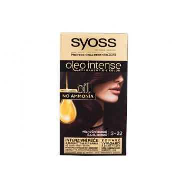 Syoss Oleo Intense Permanent Oil Color 50Ml  Ženski  (Hair Color)  3-22 Midnight Bordeaux