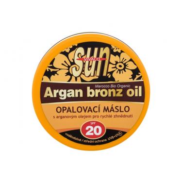 Vivaco Sun Argan Bronz Oil Suntan Butter  200Ml   Spf20 Unisex (Soncni Losjon Za Telo)
