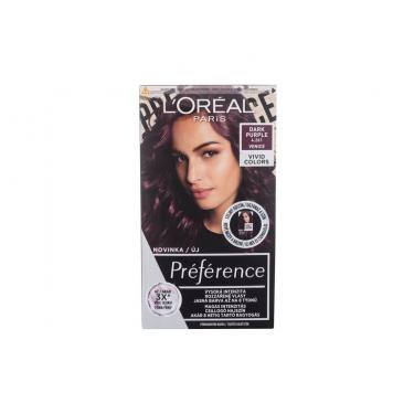 L'Oréal Paris Préférence Vivid Colors  60Ml 4,261 Dark Purple   Ženski (Barva Las)