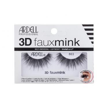 Ardell 3D Faux Mink 863  1Pc Black   Ženski (Umetne Trepalnice)