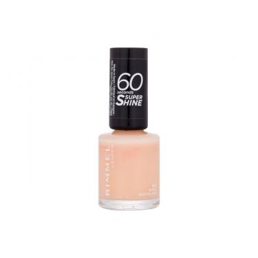 Rimmel London 60 Seconds Super Shine 8Ml  Ženski  (Nail Polish)  401 Nude Nostalgia