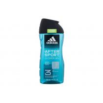 Adidas After Sport Shower Gel 3-In-1 250Ml  Moški  (Shower Gel) New Cleaner Formula 