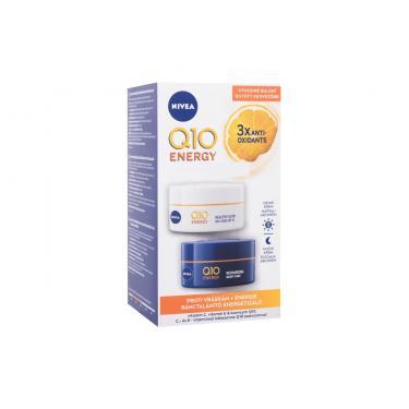 Nivea Q10 Energy Duo Pack Q10 Energy Day Cream Spf15 50 Ml + Q10 Energy Night Cream 50 Ml 50Ml    Ženski (Dnevna Krema)