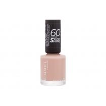 Rimmel London 60 Seconds Super Shine  8Ml 708 Kiss In The Nude   Ženski (Lak Za Nohte)