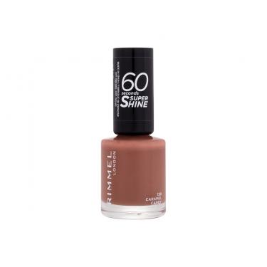 Rimmel London 60 Seconds Super Shine 8Ml  Ženski  (Nail Polish)  130 Caramel Candy