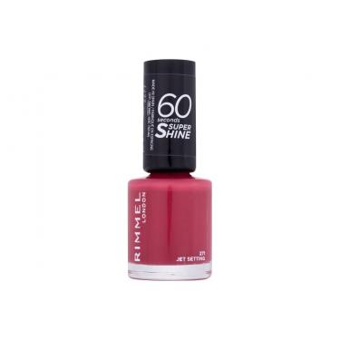 Rimmel London 60 Seconds Super Shine 8Ml  Ženski  (Nail Polish)  271 Jet Setting