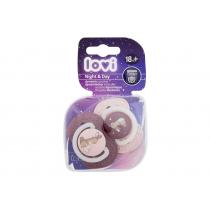 Lovi Night & Day Dynamic Soother 2Pc  K  (Soother) Girl 18m+ 