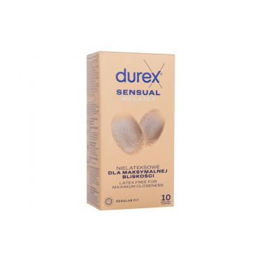 Durex Sensual 10Pc No Latex   (Condoms) Moški  