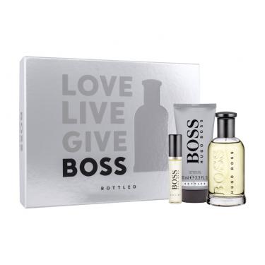 Hugo Boss Boss Bottled  Edt 100 Ml + Shower Gel 100 Ml + Edt 10 Ml 100Ml    Moški (Eau De Toilette)
