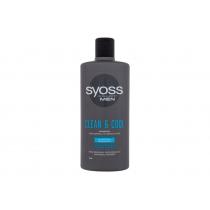 Syoss Professional Performance Men Clean & Cool  440Ml    Moški (Šampon)