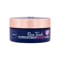 Nivea Rose Touch Anti-Wrinkle Night Cream  50Ml    Ženski (Nocna Krema Za Kožo)