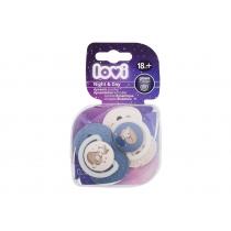 Lovi Night & Day Dynamic Soother 2Pc  K  (Soother) Boy 18m+ 