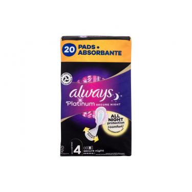 Always Platinum      20Pc Ženski (Sanitary Pad) Secure Night