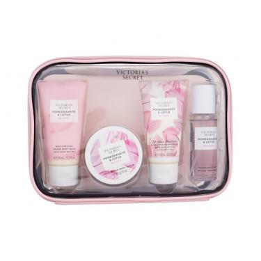 Victorias Secret Pomegranate & Lotus Balance 75Ml Body Spray 75 Ml + Body Lotion 75 Ml + Body Scrub 85 G + Shower Cream 75 Ml Ženski  Body Lotion(Body Spray)  