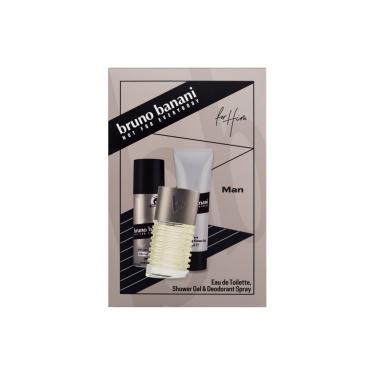 Bruno Banani Man   Edt 50 Ml + Shower Gel 50 Ml + Deodorant 50 Ml Deodorant Dn00000101 50Ml M (Eau De Toilette)