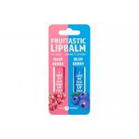 2K Fruitastic  Lip Balm 4,2 G + Lip Balm 4,2 G Blueberry 4,2G Raspberry   Ženski (Balzam Za Ustnice)