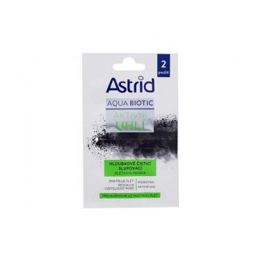 Astrid Aqua Biotic Active Charcoal Cleansing Mask 2X8Ml  Ženski  (Face Mask)  