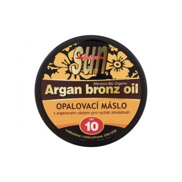 Vivaco Sun Argan Bronz Oil Suntan Butter  200Ml   Spf10 Unisex (Soncni Losjon Za Telo)