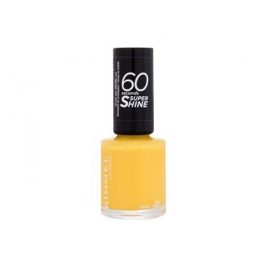 Rimmel London 60 Seconds Super Shine 8Ml  Ženski  (Nail Polish)  150 Sandy Toes