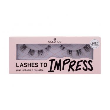 Essence Lashes To Impress      1Pc Ženski (False Eyelashes) 08 Pre-Cut Lashes