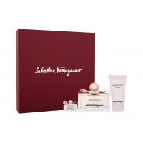 Salvatore Ferragamo Signorina  100Ml Edp 100 Ml + Body Lotion 50 Ml + Edp 5 Ml Ženski  Body Lotion(Eau De Parfum)  