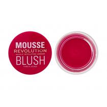 Makeup Revolution London Mousse Blush 6G  Ženski  (Blush)  Juicy Fuchsia Pink