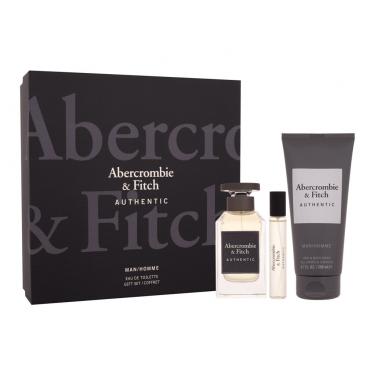 Abercrombie & Fitch Authentic  100Ml Edt 100 Ml + Edt 15 Ml + Shower Gel 200 Ml Moški  Shower Gel(Eau De Toilette)  