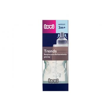 Lovi Trends Bottle 250Ml  K  (Baby Bottle) 3m+ Green 