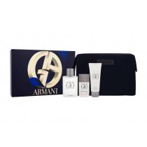 Giorgio Armani Acqua Di Gio   Edt 100 Ml + Deostick 75 Ml + Shower Gel 75 Ml + Cosmetic Bag Cosmetic Bag 2620000101 100Ml M (Eau De Toilette) Pour Homme