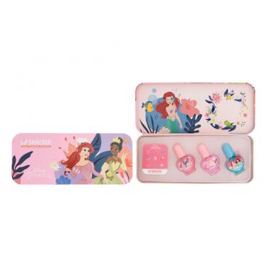 Lip Smacker Disney Princess   Nail Polish 3 X 4,25 Ml + Stickers + Can   4,25Ml K (Nail Polish) Nail Polish Tin