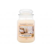 Yankee Candle Soft Wool & Amber   623G    Unisex (Dišeca Sveca)