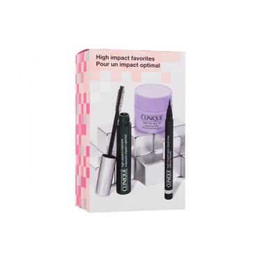 Clinique High Impact   Mascara High Impact 7 Ml + High Impact Eyeliner Liquide 0,34 G Black + Take The Day Off Cleansing Balm 15 Ml Eye Line A200000101 7Ml W (Mascara) 01 Black