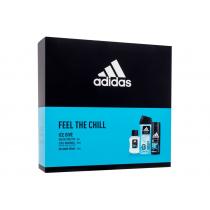 Adidas Ice Dive  50Ml Edt 50 Ml + Deospray 150 Ml + Shower Gel 250 Ml Moški  Deodorant(Eau De Toilette)  