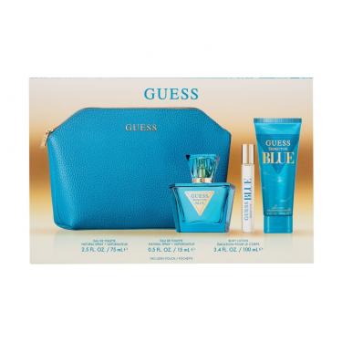 Guess Seductive   Edt 75 Ml + Edt 15 Ml + Body Lotion 100 Ml + Cosmetic Bag Body Lotion 1D00000101 75Ml W (Eau De Toilette) Blue