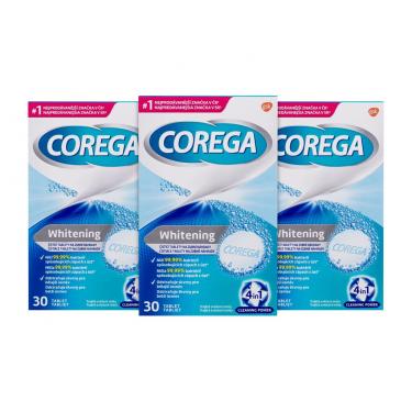 Corega Tabs Whitening 1Balení  Unisex  (Cleaning Tablets And Solutions) Trio 