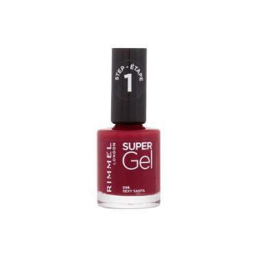 Rimmel London Super Gel Step1  12Ml 056 Sexy Santa   Ženski (Lak Za Nohte)