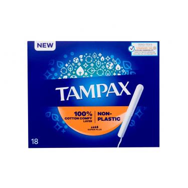 Tampax Non-Plastic      18Pc Ženski (Tampon) Super Plus