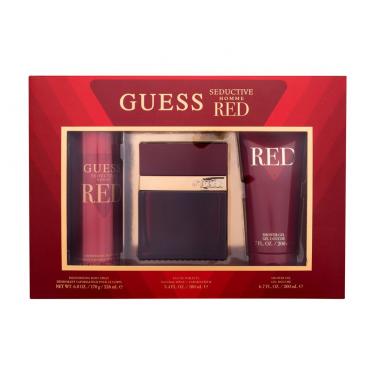 Guess Seductive Homme Red 100Ml Edt 100 Ml + Deodorant 226 Ml + Shower Gel 200 Ml Moški  Deodorant(Eau De Toilette)  